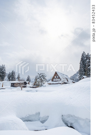 相倉合掌造り集落(冬) 相倉合掌造り集落(冬) 83452433