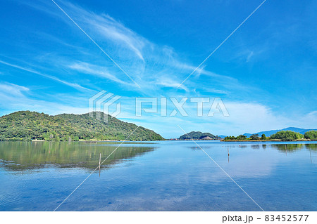 【三方五湖 (久々子湖)】 福井県三方郡美浜町金山 83452577