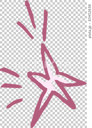 Doodle of a shining star drawn by a child Glitter star Doodle of a shining star drawn by a child Glitter star 83452636