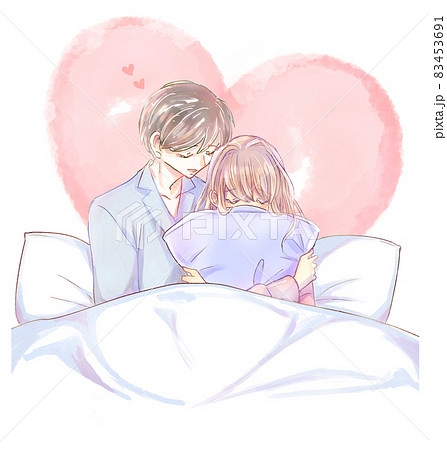 Anime Couple Snuggle by LfurvnQ on DeviantArt