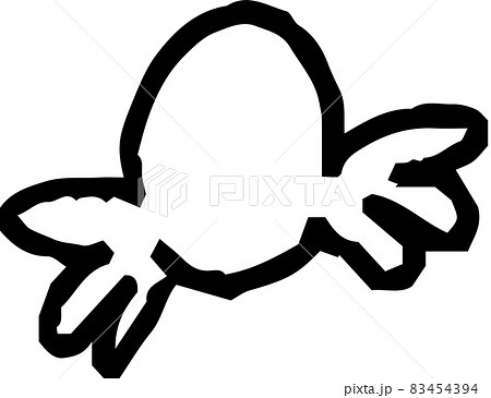 子供が描いたキャンディー 飴 お菓子 ハロウィンのイラスト素材