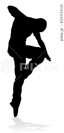 Street Dance Dancer Silhouette Street Dance Dancer Silhouette 83455410