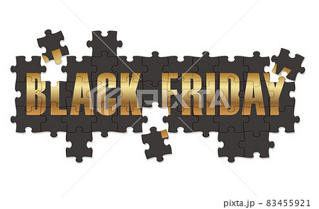 ブラックフライデー　ジグソーパズルのタイトル 83455921