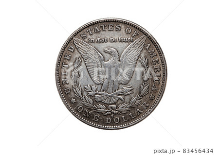 USA One Dollar Morgan Silver Coin reverse 83456434