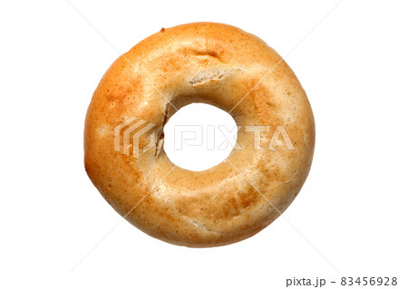 Bagel bread roll cut out and isolated 83456928