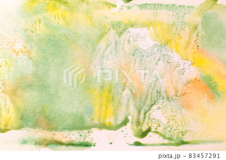 abstract green and yellow watercolour background abstract green and yellow watercolour background 83457291