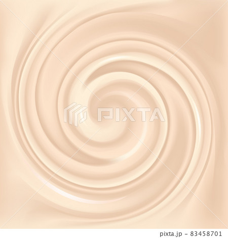 Vector background of swirling creamy texture 83458701