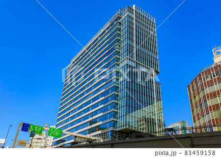 東京　渋谷区　道玄坂の都市風景　渋谷ソラスタ 83459158