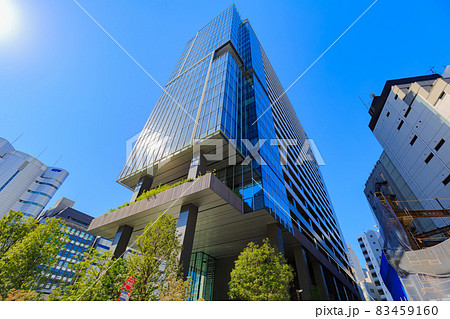 東京　渋谷区　道玄坂の都市風景　渋谷ソラスタ 83459160