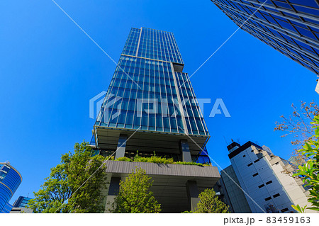 東京　渋谷区　道玄坂の都市風景　渋谷ソラスタ 83459163
