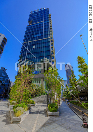 東京　渋谷区　道玄坂の都市風景　渋谷ソラスタ 83459182