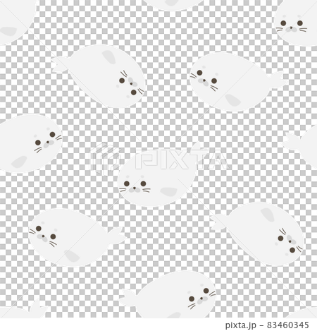 アザラシのシームレスパターン アザラシのシームレスパターン 83460345