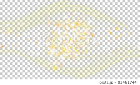 CGパーティクル 捻じれるレーザーの背景素材 CGパーティクル 捻じれるレーザーの背景素材 83461744