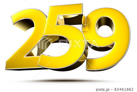 ＧＯＬＤさん専用ページ！！！ number 259 gold. - Stock Illustration [83461862] - PIXTA