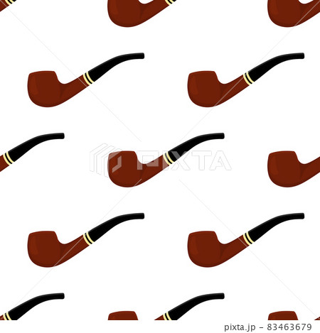 many identical seamless types smoke pipes different size for tobacco 83463679