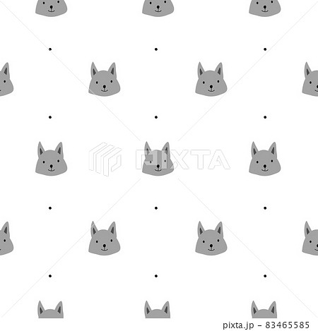Funny Cats. Abstract seamless pattern background 83465585