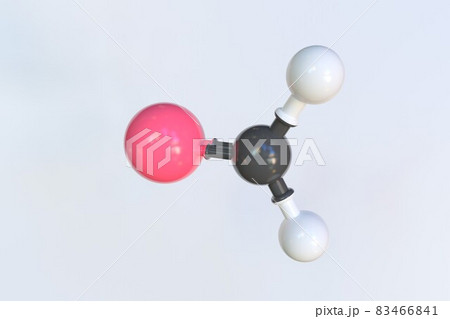 Formaldehyde Molecule Made With Balls,...のイラスト素材 [83466841] - PIXTA