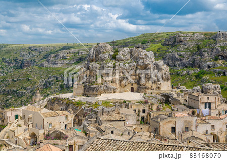 Rock church Santa Maria De Idris, Matera, Basilicata, Italy 83468070