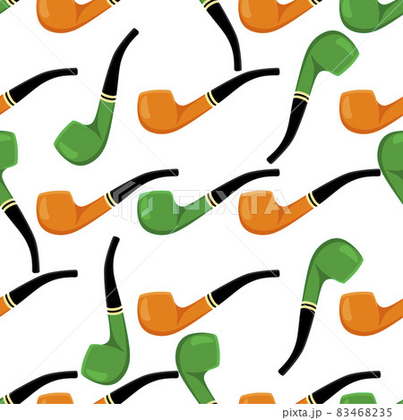 Irish holiday St Patrick day, seamless smoking pipes Irish holiday St Patrick day, seamless smoking pipes 83468235
