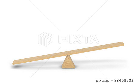 Simple seesaw, balance concept Simple seesaw, balance concept 83468503