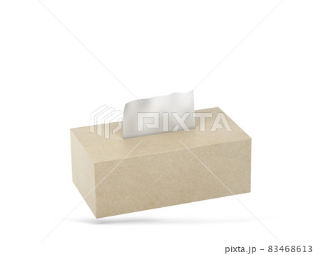 Blank tissue box mockup 83468613
