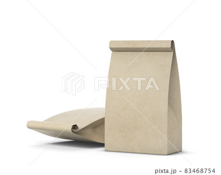 Paper bag packaging mockup Paper bag packaging mockup 83468754
