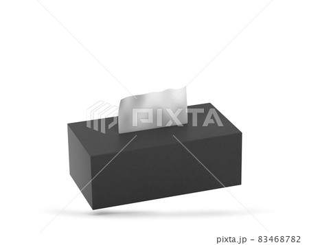 Blank tissue box mockup 83468782