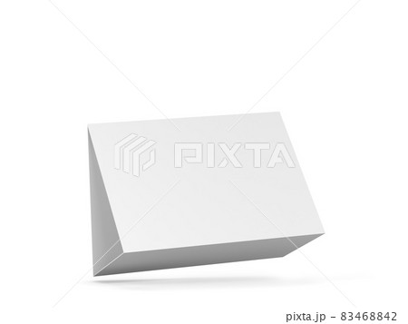 Blank table tent card mockup 83468842
