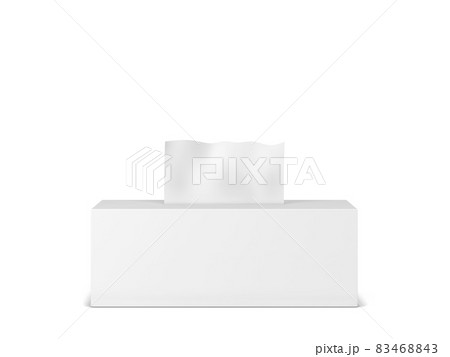Blank tissue box mockup 83468843