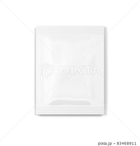 Blank sachet packaging mockup 83468911