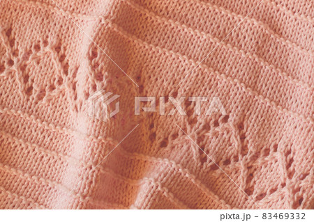 beautiful pink hand knitted background beautiful pink hand knitted background 83469332