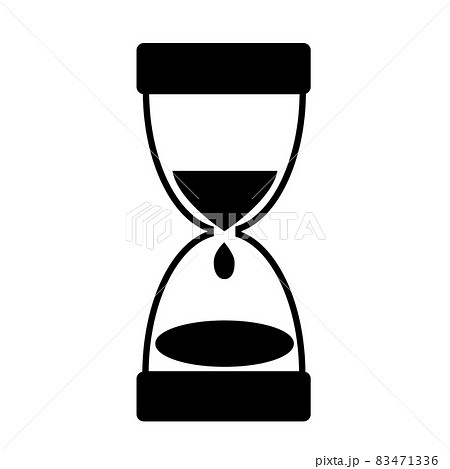 砂時計のアイコン カウントダウンのイメージ のイラスト素材