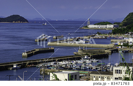 下津井漁港　岡山県倉敷市 83471763