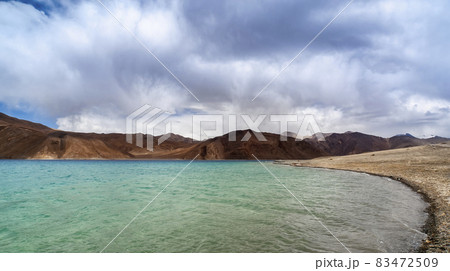 インド・ラダック地方 パンゴンツォ / Pangong Tso, Ladakh, India 83472509