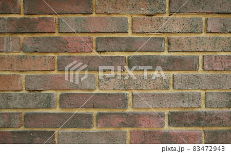 アンティーク煉瓦テクスチャ レトログランジなレンガ壁の背景の写真素材