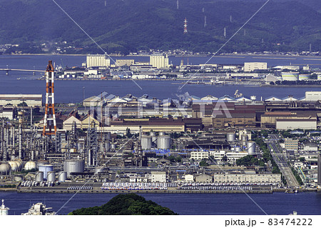 水島臨海工業地帯　岡山県倉敷市 83474222