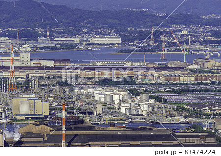 水島臨海工業地帯　岡山県倉敷市 83474224