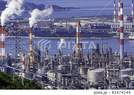 水島臨海工業地帯　岡山県倉敷市 83474244