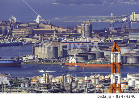 水島臨海工業地帯 水島LNG ENEOS 岡山県倉敷市 水島臨海工業地帯 水島LNG ENEOS 岡山県倉敷市 83474340