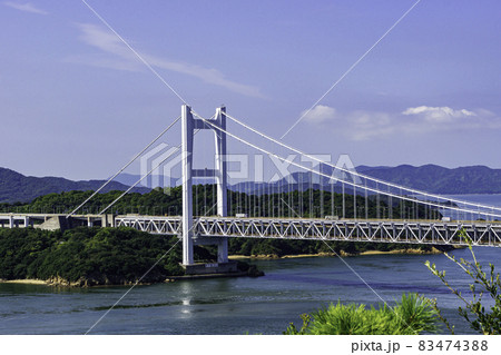 瀬戸大橋 下津井瀬戸大橋 岡山県倉敷市 瀬戸大橋 下津井瀬戸大橋 岡山県倉敷市 83474388
