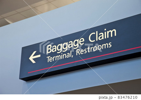 baggage claim sign baggage claim sign 83476210