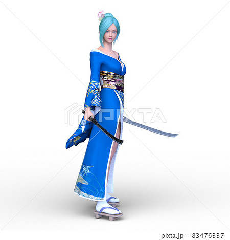 女性剣士のイラスト素材