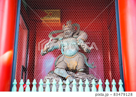 東京 浅草寺 雷門 風神像 東京 浅草寺 雷門 風神像 83479128