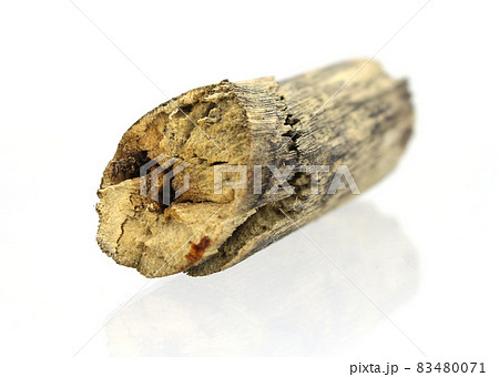 log wood on white background 83480071