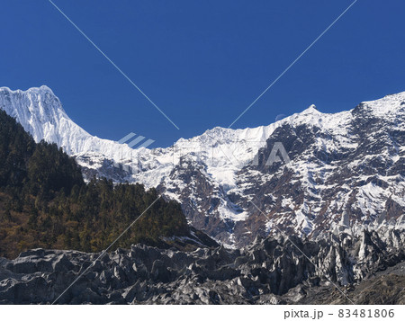 中国雲南省シャングリラ 徳欽 梅里雪山・明永氷河 / Mingyong glacier, Deqin 中国雲南省シャングリラ 徳欽 梅里雪山・明永氷河 / Mingyong glacier, Deqin 83481806
