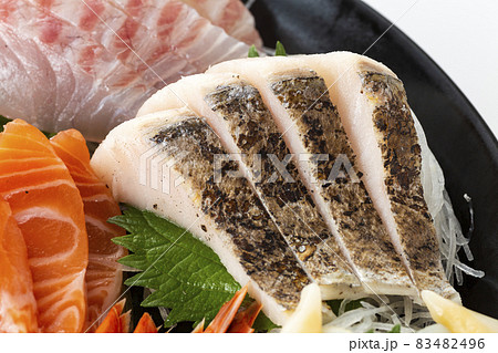 鰆の炙り刺身の写真素材 4496