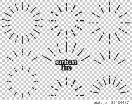 Dashed effect set - Stock Illustration [83484487] - PIXTA