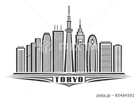 Vector illustration of Tokyo 83484501