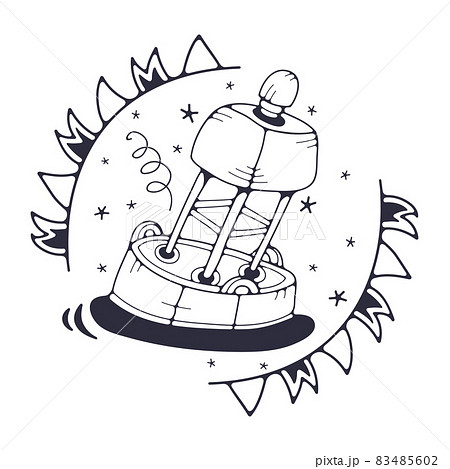 Buoy. Outline doodle icon. Cartoon vector...のイラスト素材 [83485602] - PIXTA