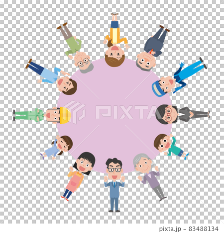 様々な職業の人々 83488134